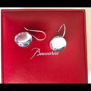 925 Baccarat Eclipse Mordor Crystal Earrings